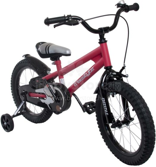 Sun Baby Bmx 16'' FreeStyle Art.BR16-0031/CZ Детский Двухколёсный велосипед со вспомогательными колёсами (четырёхколёсный) с 4х лет