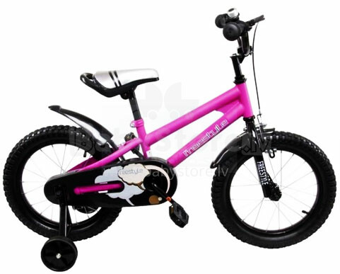 Sun Baby Bmx 16'' FreeStyle Art.BR16-0031/CZ Детский Двухколёсный велосипед со вспомогательными колёсами (четырёхколёсный) с 4х лет