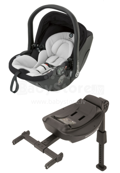 Kiddy '16 Evo-Lunafix + Isofix-Base 2 Col. Stone Автокресло для новорожденных (0-13 кг)