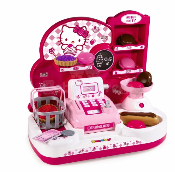 „Smoby Hello Kitty Art.24085“ mini parduotuvė „Hello Kitty“ (kasos aparatas)