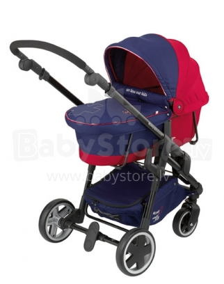 Kiddy '15 Click'n Move 3 Carry Cot Col. San Marino