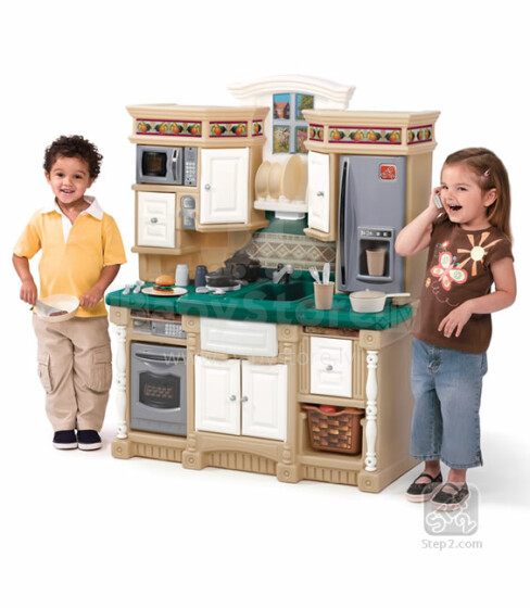 Step2 gyvenimo stiliaus svajonių menas. 7363 interaktyvi vaikų virtuvė su garsu