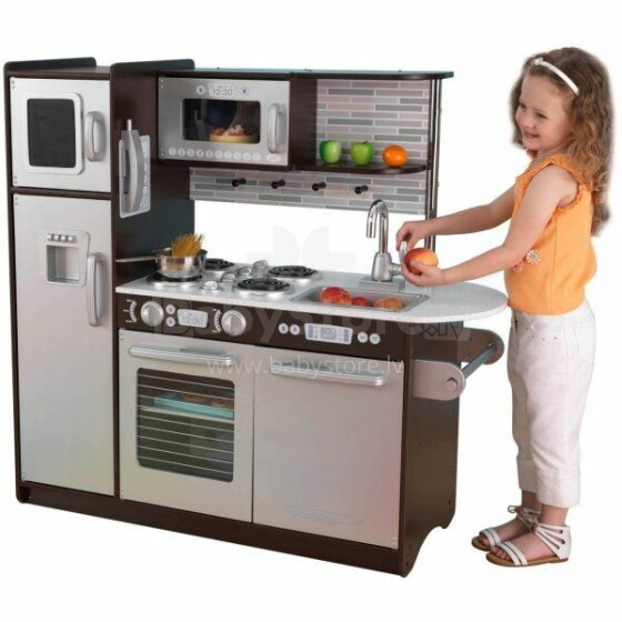 „Kidkraft Espresso Art.ZK-53260“ interaktyvi vaikų virtuvė su garsu