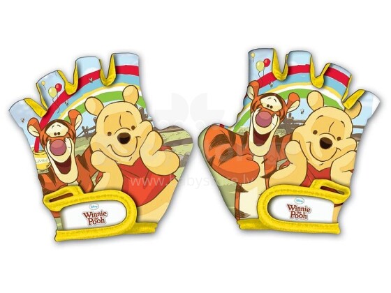 Disney Art.35350 Winnie the Pooh Перчатки детские велосипедные (S-M)