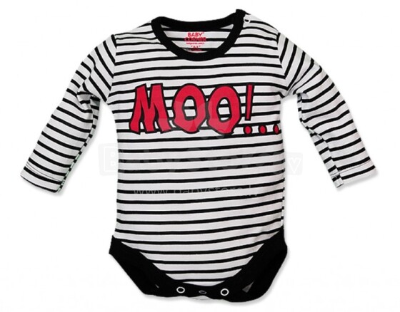 Baby Corner Moo Art.T.B7.15.22.U.5  Детский бодик с апликацией и длинным рукавом из чистого хлопка