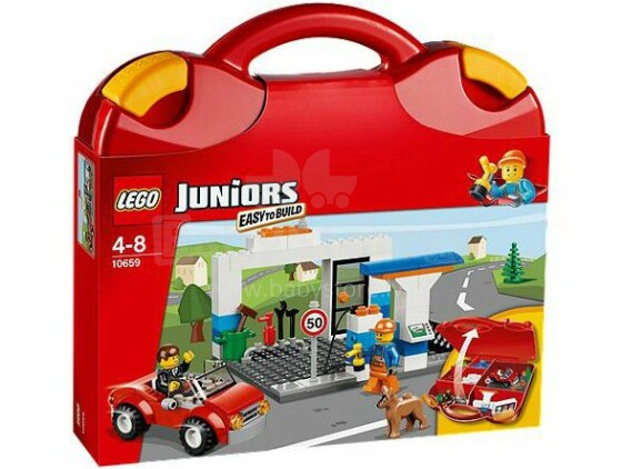 Lego Junior Art.10659 Чемоданчик для мальчиков 