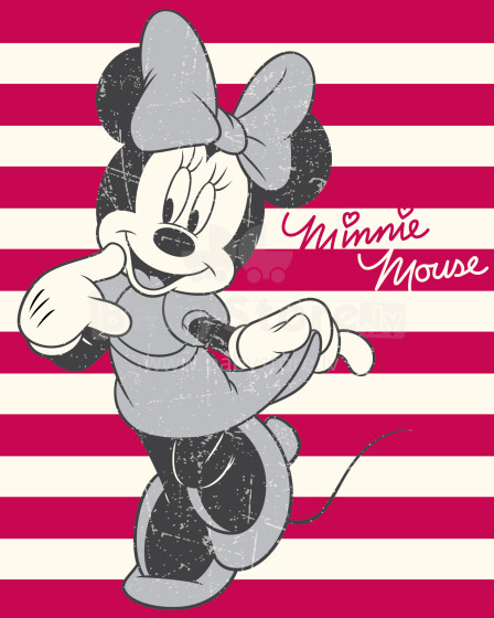 „Faro Tekstilia Minnie Mouse“ vaikų pledas 120X150cm
