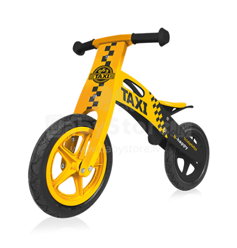 Baby Design B-Happy Taxi 01 Детский велосипед/бегунок с деревянной рамой