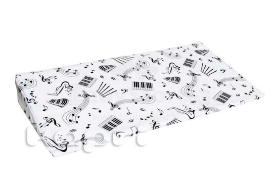 „Capri“ antirefluksinė pagalvė (klin) pagaminta iš putplasčio ir pagalvės užvalkalas su užtrauktuku