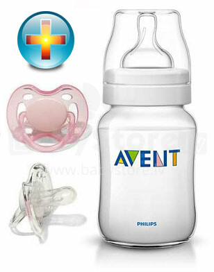 „Philips AVENT Art.680 / 17“ kūdikių rinkinys 150 ml buteliukas + 0/6 m masalas