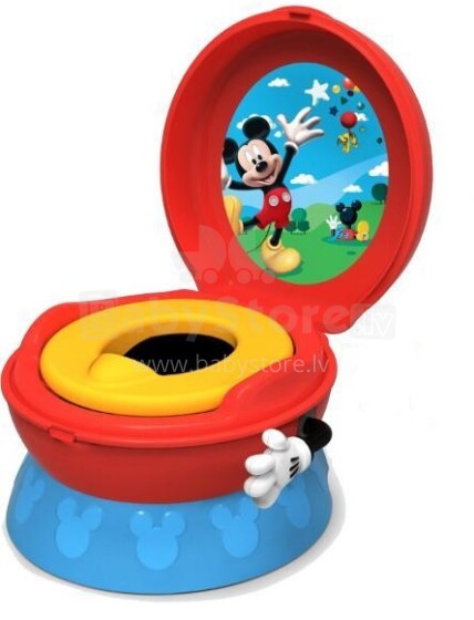 „Disney Tomy Art.Y9909 Puodelis Mickey Mouse 3 in 1“ Vaikų puodas