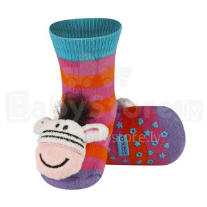 Soxo Art.43022  Infant socks with rattle 0-24m.