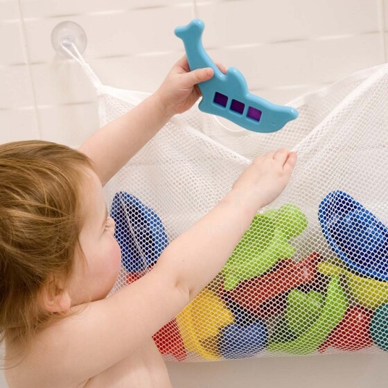 „Clippasafe“ vonios žaislų krepšys CLI45 Pridedamas bagažo krepšys vonios žaislams