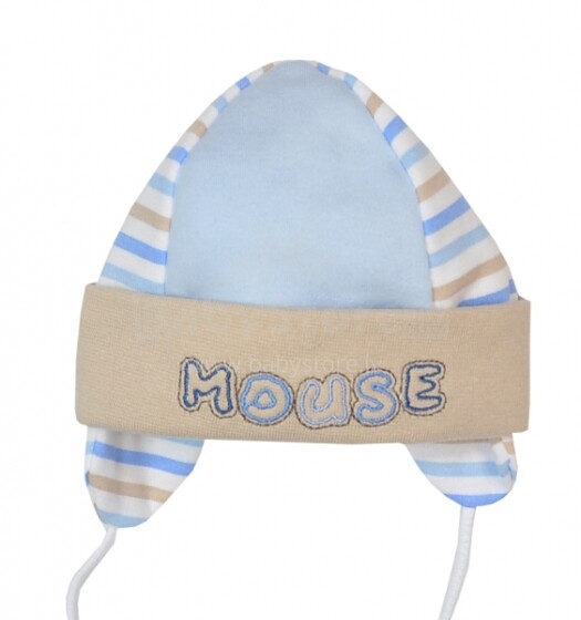 Bob Mouse Art.2308 skrybėlė (100% medvilnė) mėlyna