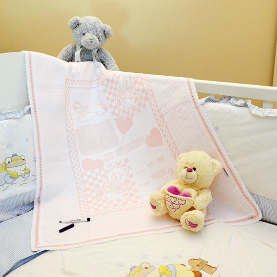 Pembe Mavi Memory Blanket Pink