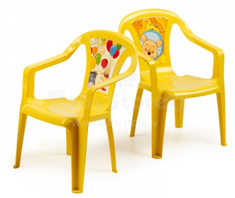 Disney Furni Pooh 800012 Детский пластиковый стульчики для сада Винни Пух
