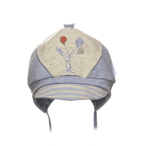 Iltom Art.377 Bērnu kokvilnas cepure ar austiņiem Pavasaris-vasara