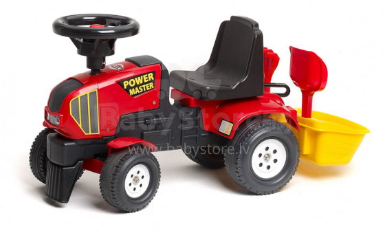 Falk Power Master Art.1013A Детский трактор-каталка с прицепом