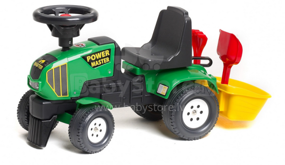 Falk Power Master Art.1014A Детский трактор-каталка с прицепом