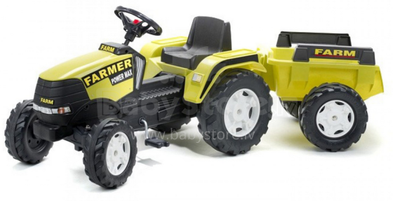 „Falk Farm Power Max Art.1023B“ traktorius vaikams su pedalu