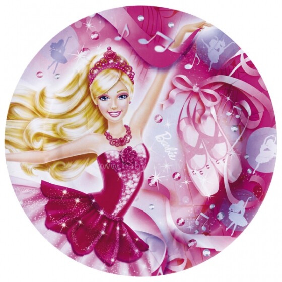 Amscan Barbie Pink Shoes Art.552385  Набор тарелочек  для праздника 8 шт.