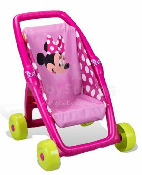Smoby Minnie Mouse 513833 lėlės vežimėlis