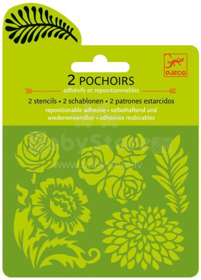 Djeco Small Stencils - Vegetation Art. DJ09743