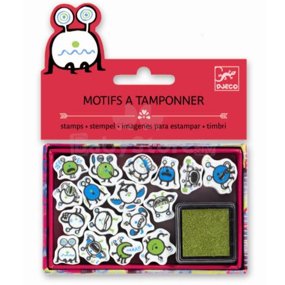 Djeco Small stamps - Emoticons Art. DJ09788