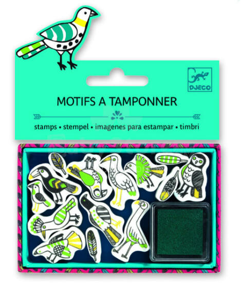 Djeco Small Stamps - Feathers Art. DJ09791