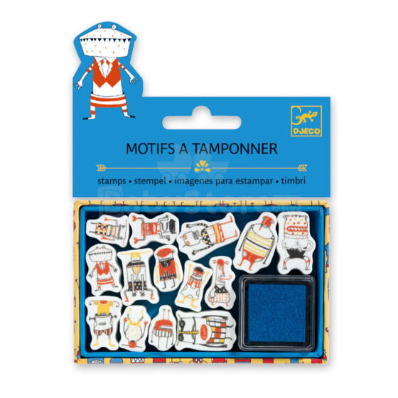 Djeco Small Stamps - Little Monsters Art. DJ09792