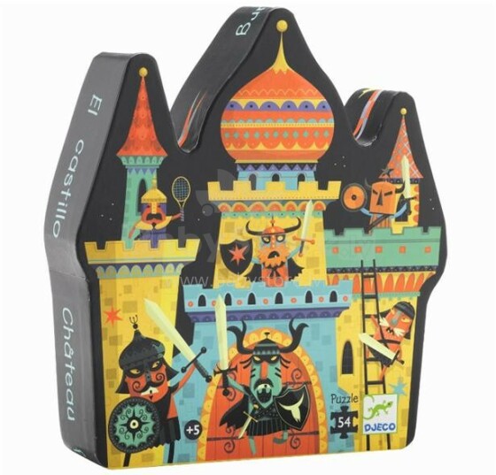 Djeco Silhouette puzzles - Fortified castle Art. DJ07258