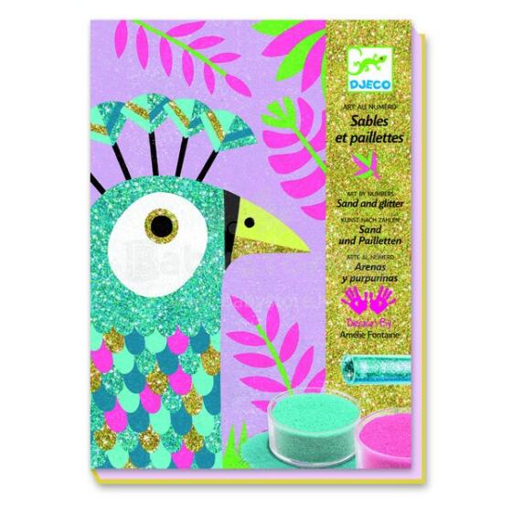 Djeco Sand art - Dazzling birds Art. DJ08663