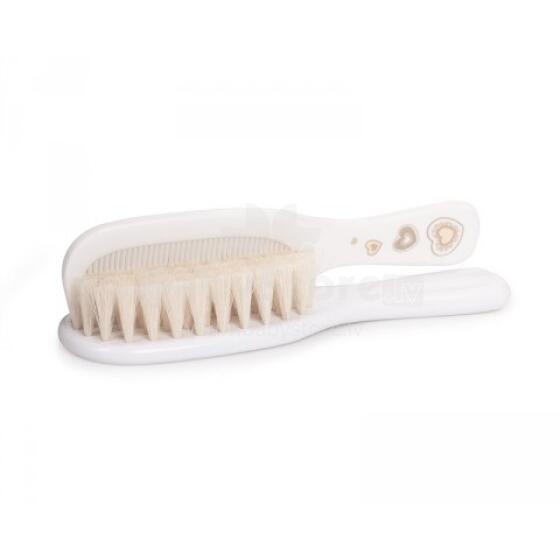 Canpol Babies 7/406 comb and brush with soft natural bristles (extra soft)