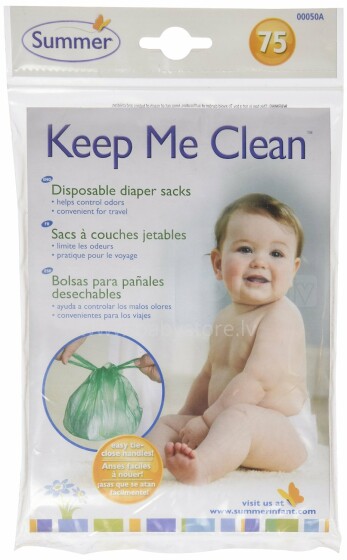 Summer Infant Degradable Diaper Sacks - Maisiņi izlietotiem autiņiem / autiņbiksītēm 00050A