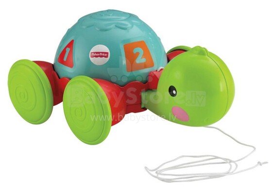 Fisher Price Pull Along Turtle Art. Y8652