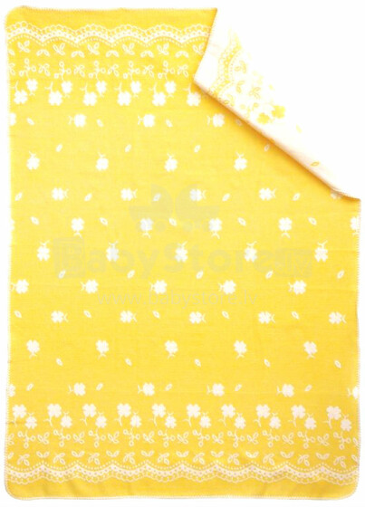 WOT Art.001/yellow Baby Blanket 110X130cm