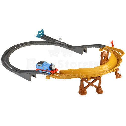 Fisher Price'o Thomas & Friends „TrackMaster ™ Breakaway Bridge“ rinkinys. CDB59 geležinkelis iš serijos „Tomas ir draugai“