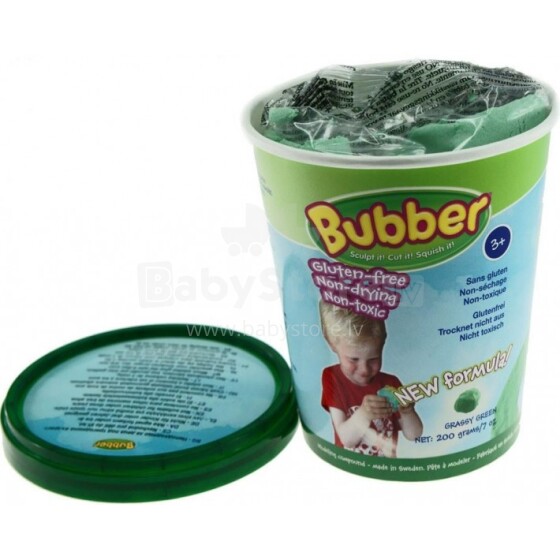 Bubber Масса для лепки-Зелёный   200 гр