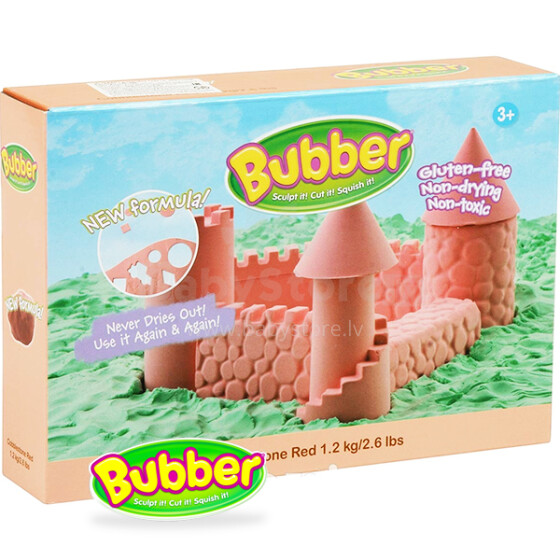 Bubber Art.140-305 смесь для моделирования-Красный   1,2 кг