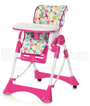 Euro Cart Baila Pink augstākas kvalitātes bērnu barošanas krēsliņš
