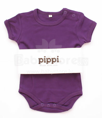Pippi Art.3494-569 Детский Бодик с коротким рукавом из чистого хлопка (56-68)