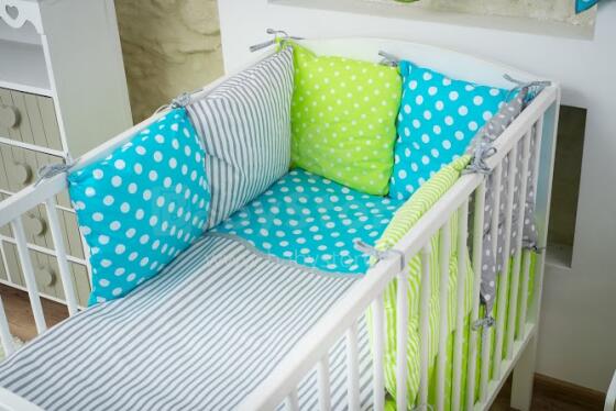 La bebe™ Cotton Borders Set 8 Art.80217 8 parts bedding