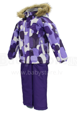 „Huppa'16 Winter 4148CW“ šilta kūdikių žieminė šiltų kostiumų striukė + kelnės (122cm) spalva: R43