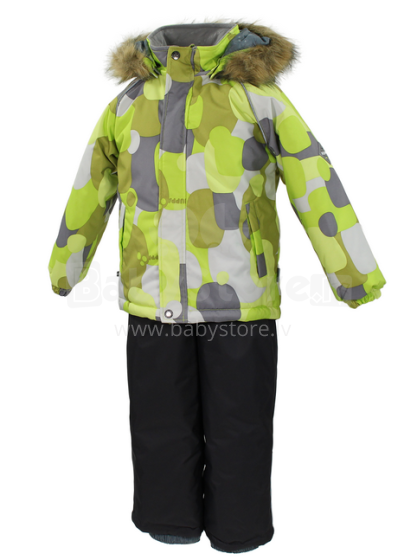 „Huppa'16 Winter 4148CW Warm Baby“ žieminis šiltų kostiumų švarkas + kelnės (122cm) spalva: R18