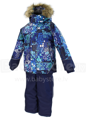 Huppa '16 Enzi art. 4131CW Šilta kūdikių žieminė šiltų kostiumų striukė + kelnės (104-134 cm) Spalva: I86