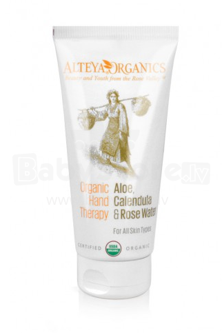 Alteya Organics Aloe, Calendula & Rose Water Organic rankų kremas 100ml