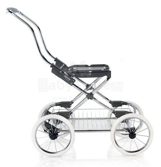 „Inglesina '15 Sofia Comfort“ dviračio chromo / skalūno vežimėlio rėmas su krepšeliu