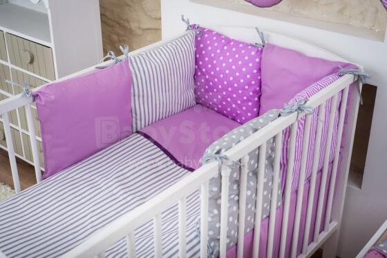 La bebe™ Cotton Borders Set 8 Art.81223 8 parts bedding