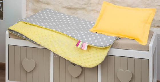 La bebe™ Minky Set Art.81231 Double-sided microfiber blanket Bubble