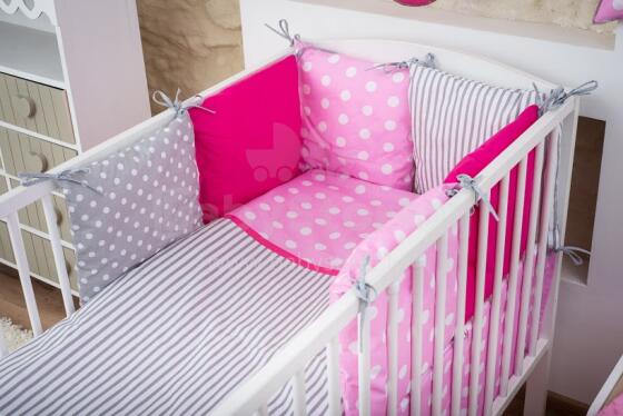 La bebe™ Cotton Borders Set 8 Art.81233 8 parts bedding